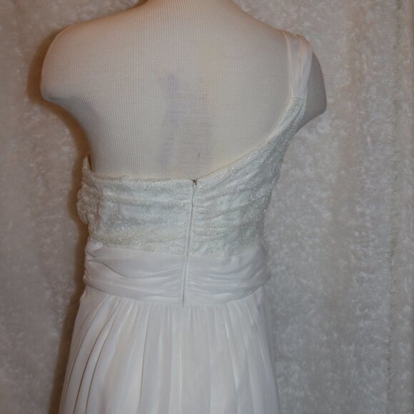 Hailey by Adrianna Papell white formal dress sz 6 - Picture 11 of 14